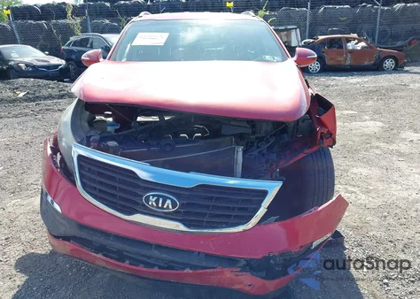 2011 Kia Sportage Lx from USA, damaged, VIN KNDPB3A29B7134221